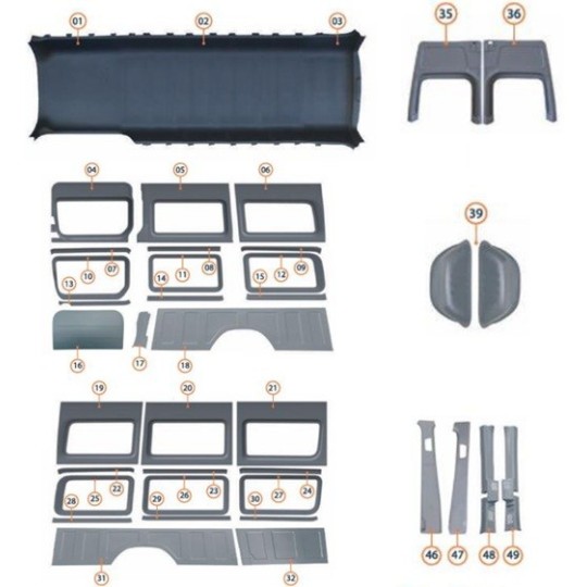 MB Sprinter Interior Lining Kit (2018-Present)