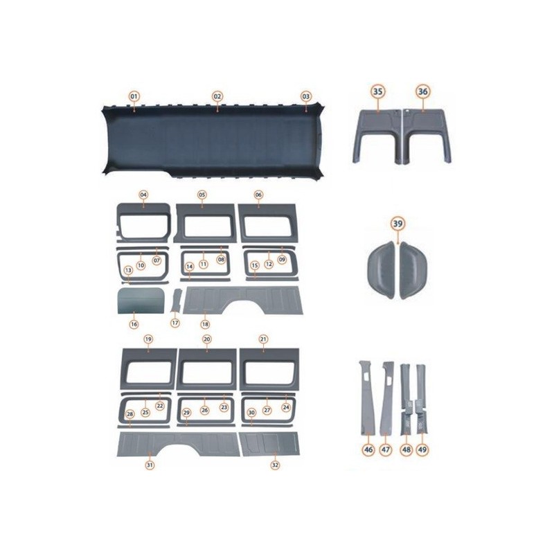 MB Sprinter Interior Lining Kit (2018-Present)