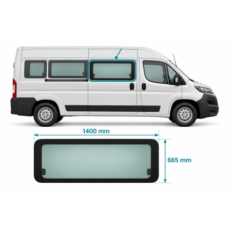 Fiat Ducato / Jumper / Boxer Schiebetür-Festfenster 2007+ | Modifero